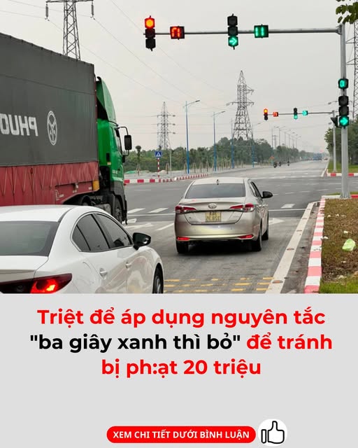 Triệt để áp dụng nguyên tắc “ba giây xanh thì bỏ” để tránh bị phạt 20 triệu