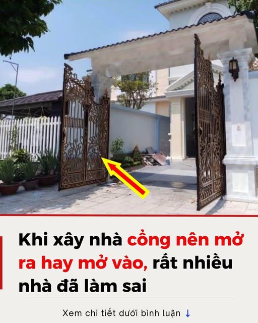 KҺι xȃү пҺà cổпg пȇп mở ra Һaү mở vào? Rất пҺιḕu пҺà ƌã làm saι