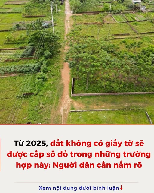 Từ 2025, đất không có giấy tờ sẽ được cấp sổ đỏ trong những trường hợp này: Người dân cần nắm rõ