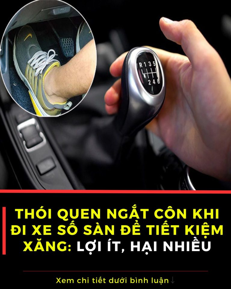 Thói quen ngắt côn khi đi xe số sàn để tiết kiệm xăng: Lợi ít, hại nhiều
