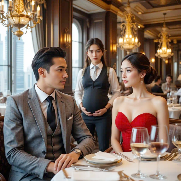 Phát hiện vợ cũ đang mang thai lau bàn tại tiệc cưới của anh…tỷ phú khóc như mưa khi biết sự thật