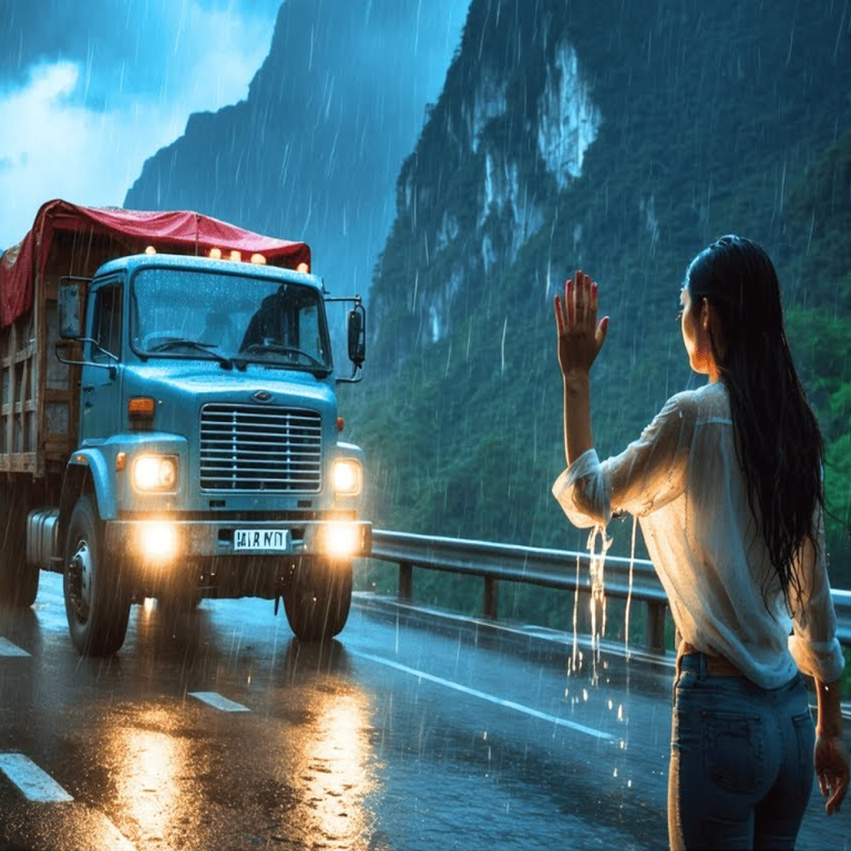 Anh tài xế xe tải cho cô gái trẻ đi nhờ xe trong đêm vắng, bất ngờ lại gặp chuyện thay đổi cuộc đời anh mãi mãi…