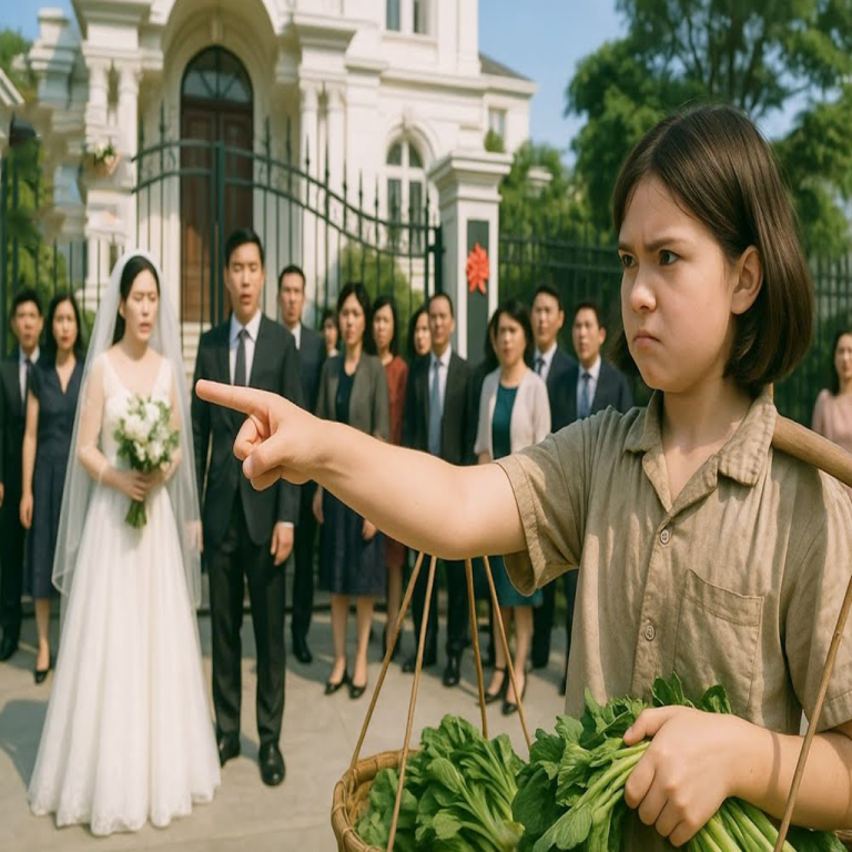 Cô bé bán rau xông vào đám cưới đại gia, chỉ thẳng mặt cô dâu h/ét lên: bà là mẹ tôi !