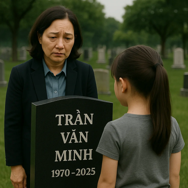 Nữ tỷ phú thăm m;ộ chồng thấy đứa trẻ ă;n x;in ngồi lau dọn, sự thật khiến bà t;ái m;ặt, sao con lại ngồi ở m;ộ chồng cô …