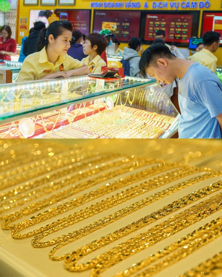 Vàng trượt không phanh, lỗ ngay 7,5 triệu đồng/lượng qua một đêm